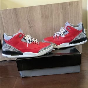 Jordan 3 Retro Unite Fire Red